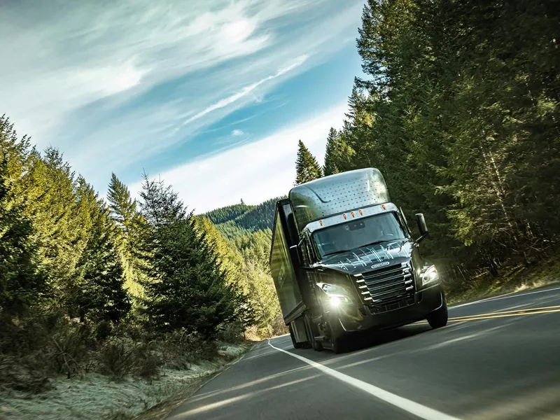 Freightliner eCascadia electric semi truck