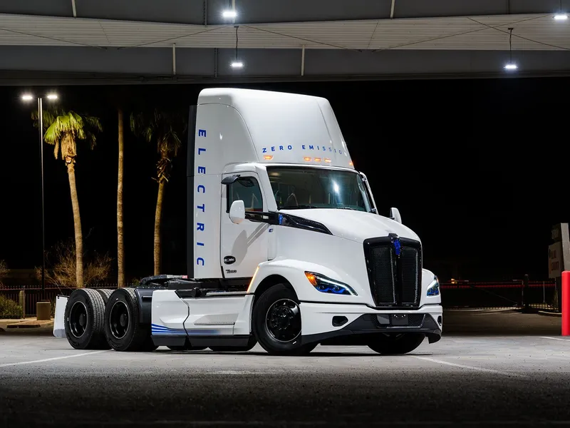 Kenworth T680E electric semi truck