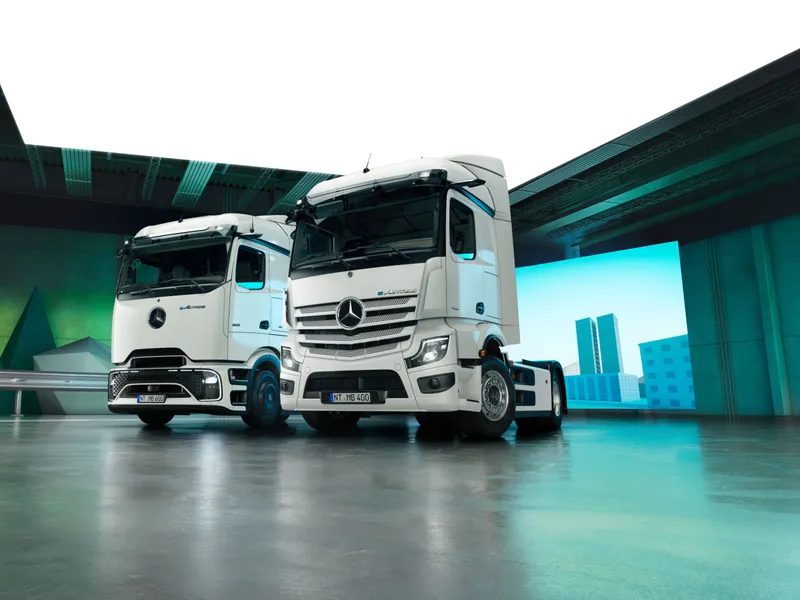 Mercedes-Benz eActros 600 electric semi truck