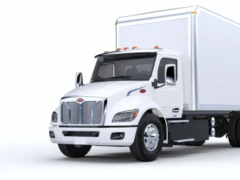 Peterbilt 536EV electric rigid truck