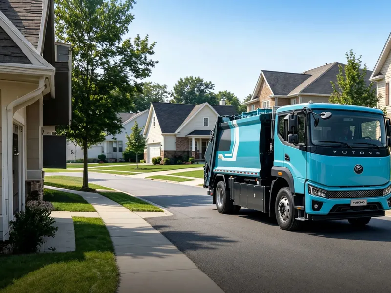 Yutong YTZ5186ZYSD0BEV Compactor Refuse Truck electric refuse truck